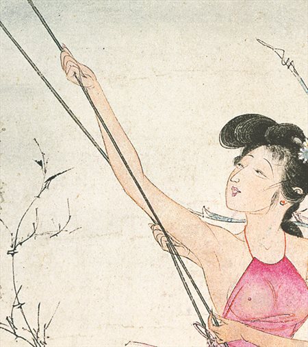 施甸县-胡也佛的仕女画和最知名的金瓶梅秘戏图